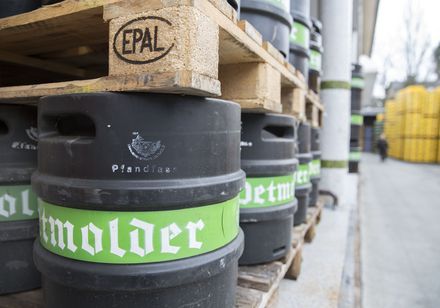 Vaten van de particuliere brouwerij Strate, Detmold
