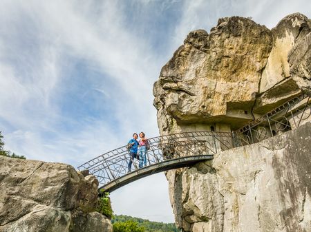 Brücke an den Externsteinen