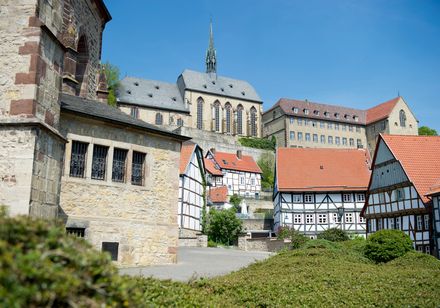 Stadsgezicht Warburg