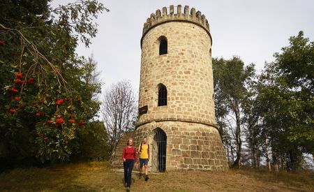 Bij de Bierbaums Nagel observatietoren bij Willebadesen