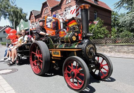 Historisches Fahrzeug zur Veranstaltung "Vivat Viadukt" in Altenbeken