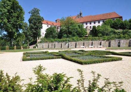 Perken in de Knootengarten op kasteel Bad Iburg