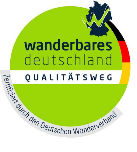Wandelbaar Duits kwaliteitslogo