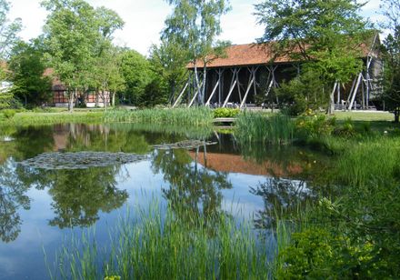 Azalea vijver bij de zoutmijn in Rheine