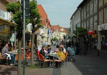 Voetgangersgebied van Warburg