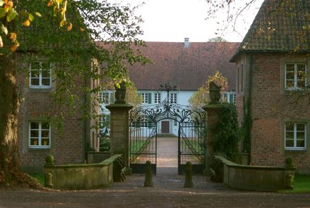 Poort van het Bentlage klooster in Rheine