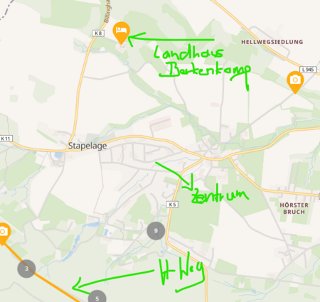 Locatie Haus Berkenkamp op kaart