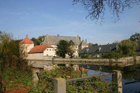 Zicht op de vloedgoot van Tatenhausen