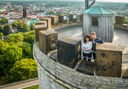 Übersicht Stadt Bielefeld von der Sparrenburg