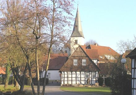 Vakwerkhuis in het centrum van Lienen