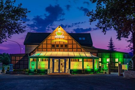 Buitenaanzicht van Eventhaus Schamin