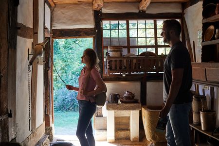In het boerderijmuseum van Bielefeld