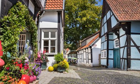 Scheef huis in Tecklenburg