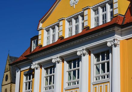 Gebouw in het centrum van Steinhagen