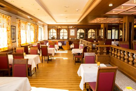 Uitzicht op restaurant Jägerhof