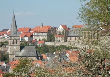 Uitzicht op Warburg