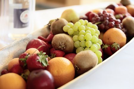 Fruitschaal met verschillende vruchten