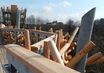 de boomtoppenwandeling in Bad Iburg