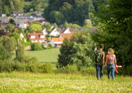 Wandelaars in Werther