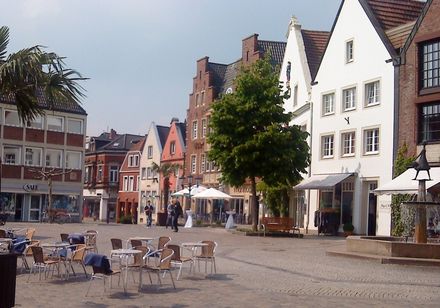 Der Marktplatz von Rheine