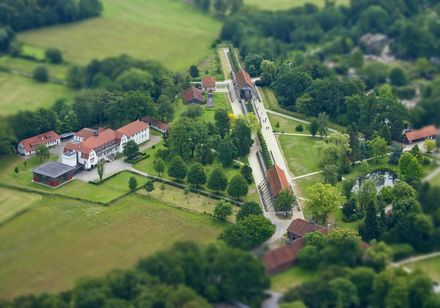 Miniatuur van de Gottesgabe zoutziederij