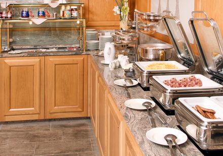 Ontbijtbuffet in het Ringhotel Teutoburger Wald