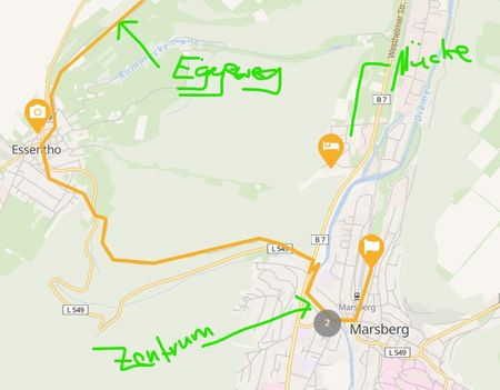 Locatie Landgasthof Mücke op kaart